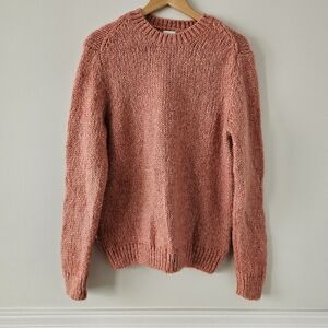 Cozy Pink Knit Sweater